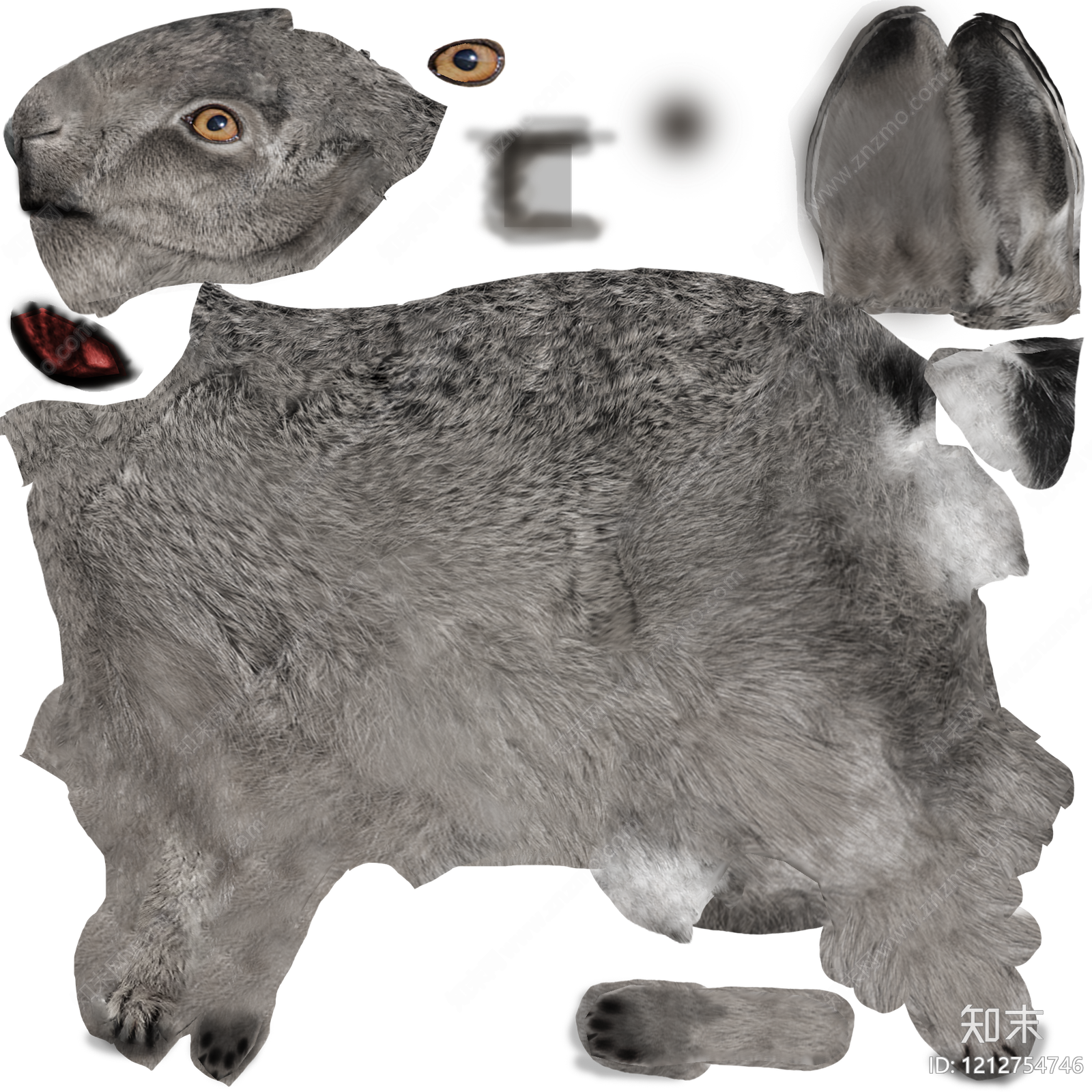 动物皮毛贴图下载【ID:1212754746】