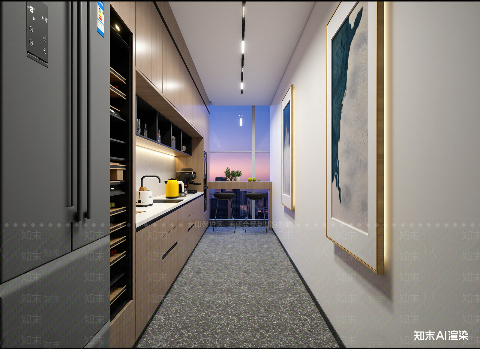 茶水间3D模型下载【ID:1214092046】