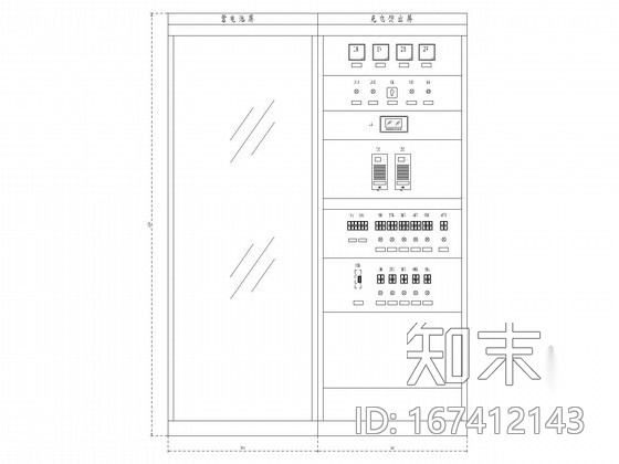 65AH直流屏完整设计图cad施工图下载【ID:167412143】