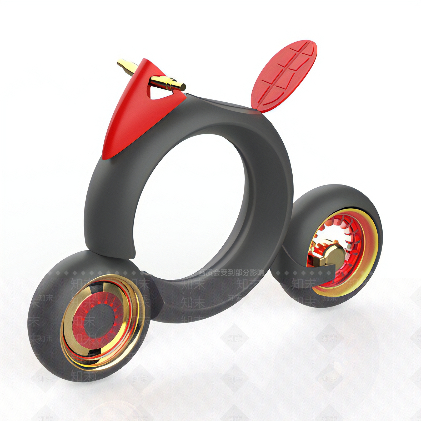 现代概念电动车3D模型下载【ID:1100775217】