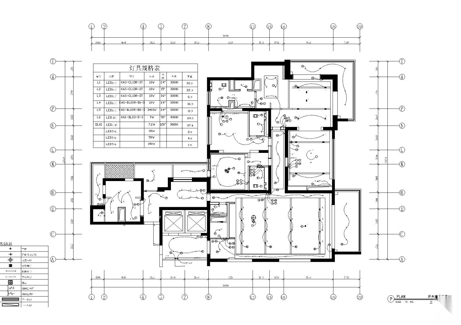 [上海]汤臣一品现代轻奢住宅施工图+效果图cad施工图下载【ID:160015163】