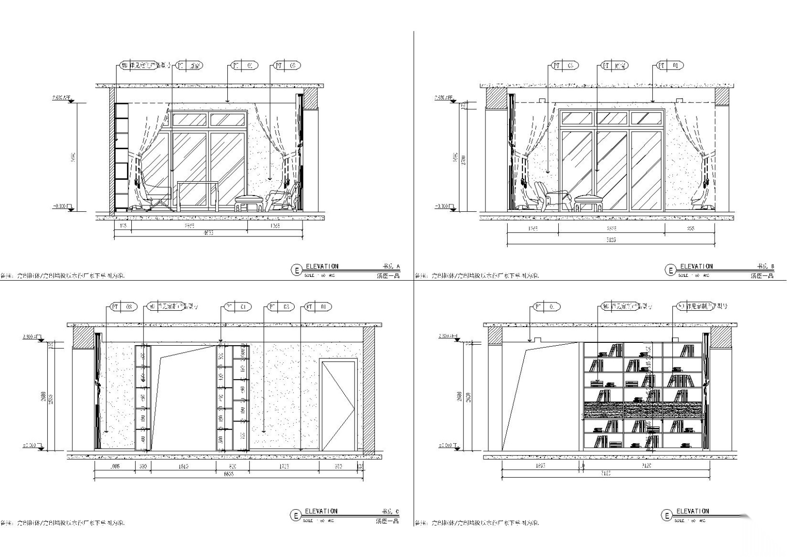 [上海]汤臣一品现代轻奢住宅施工图+效果图cad施工图下载【ID:160015163】