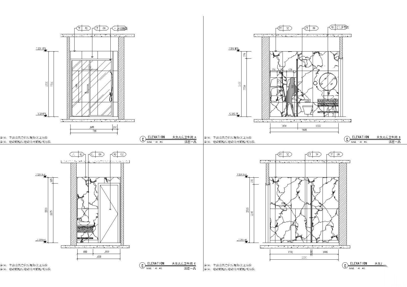 [上海]汤臣一品现代轻奢住宅施工图+效果图cad施工图下载【ID:160015163】