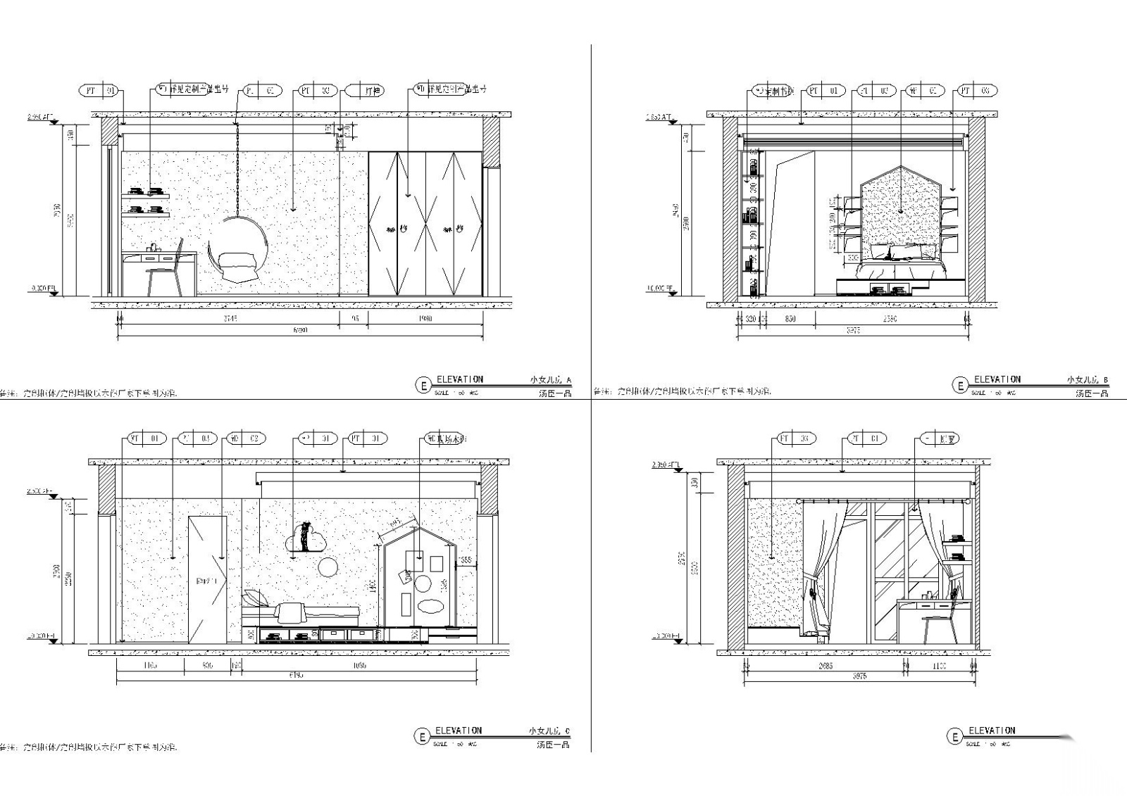 [上海]汤臣一品现代轻奢住宅施工图+效果图cad施工图下载【ID:160015163】