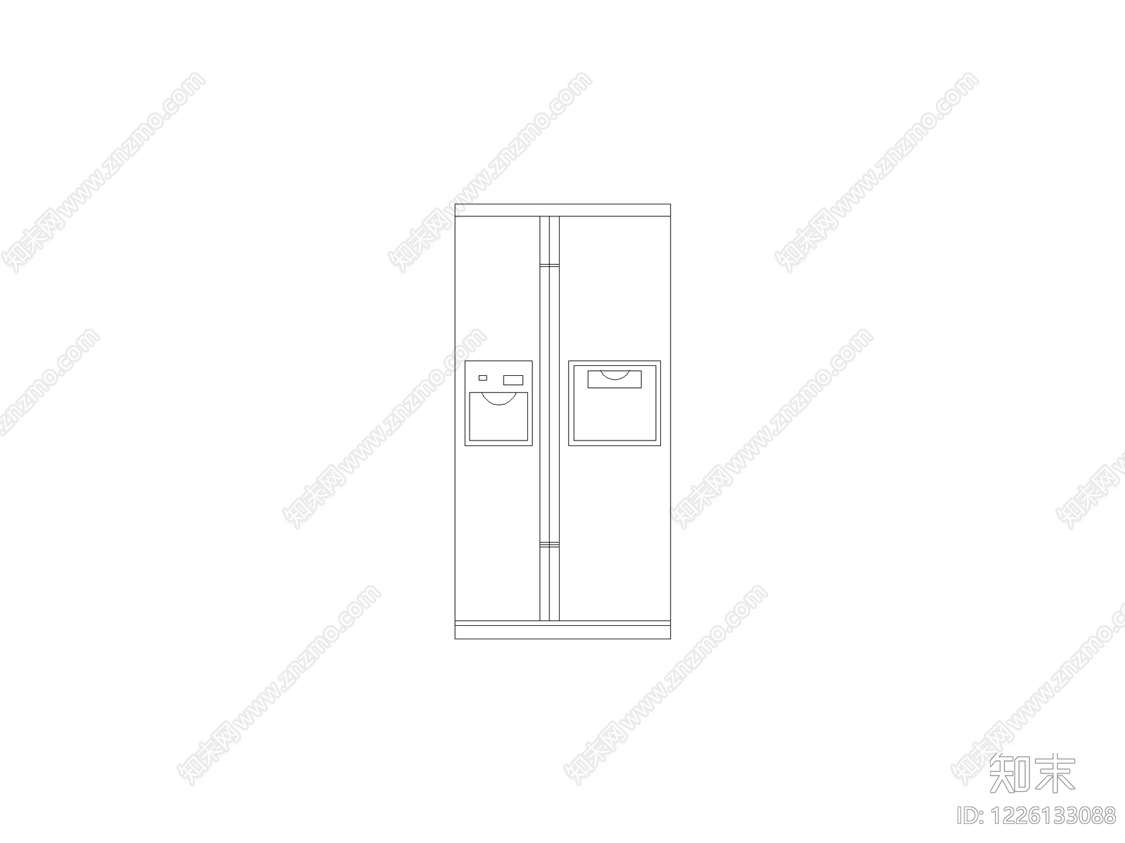 柜子cad施工图下载【ID:1226133088】