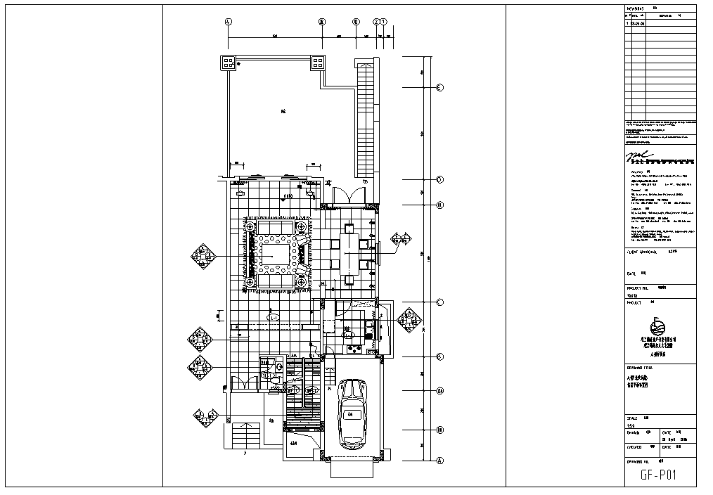 深圳观谰湖高尔夫联体北欧凤格别墅A型室内设计施工图cad施工图下载【ID:161792163】