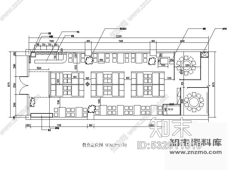 施工图北京某酸汤鱼店室内装修图cad施工图下载【ID:532011510】