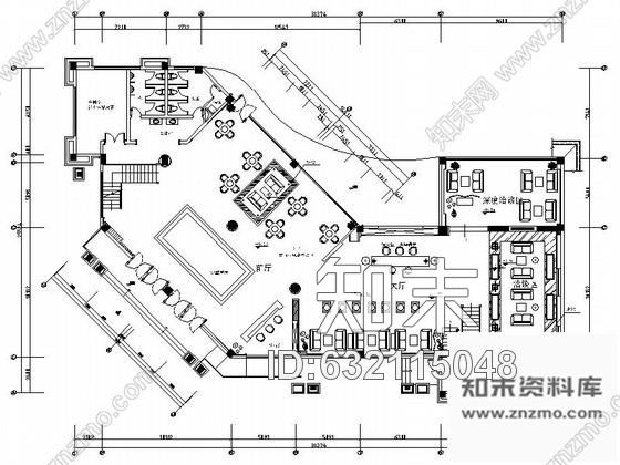 施工图四川品味高端典雅高级商务会所设计装修施工图含实景cad施工图下载【ID:632115048】