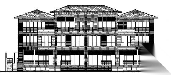 丹堤C区28号楼建筑施工图cad施工图下载【ID:151390113】