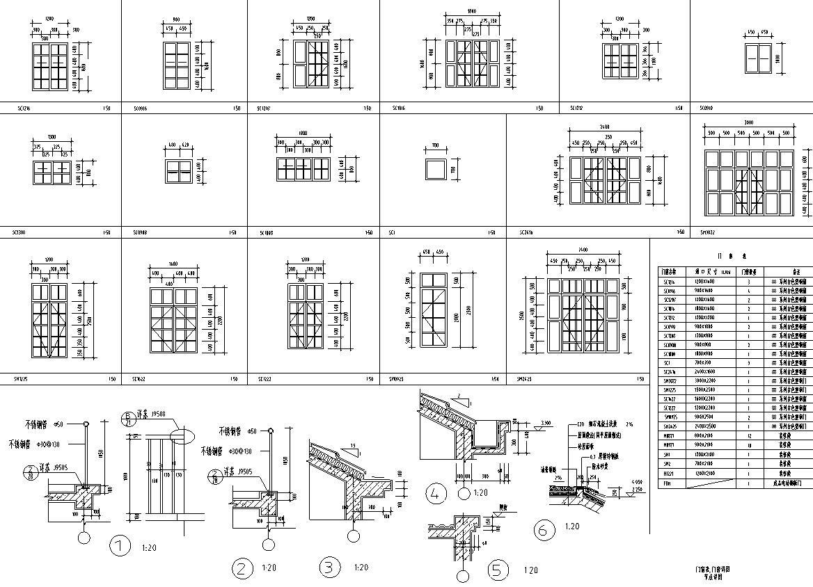 现代风格2层独栋别墅建筑施工图cad施工图下载【ID:149889188】