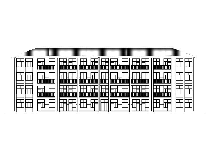 [宁夏]现代风格小学综合楼施工图cad施工图下载【ID:151550163】