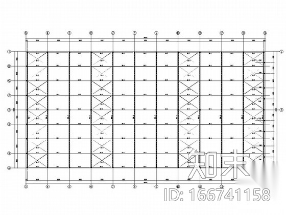 [北京]地上单层钢筋混凝土排架结构工业厂房结构施工图施工图下载【ID:166741158】
