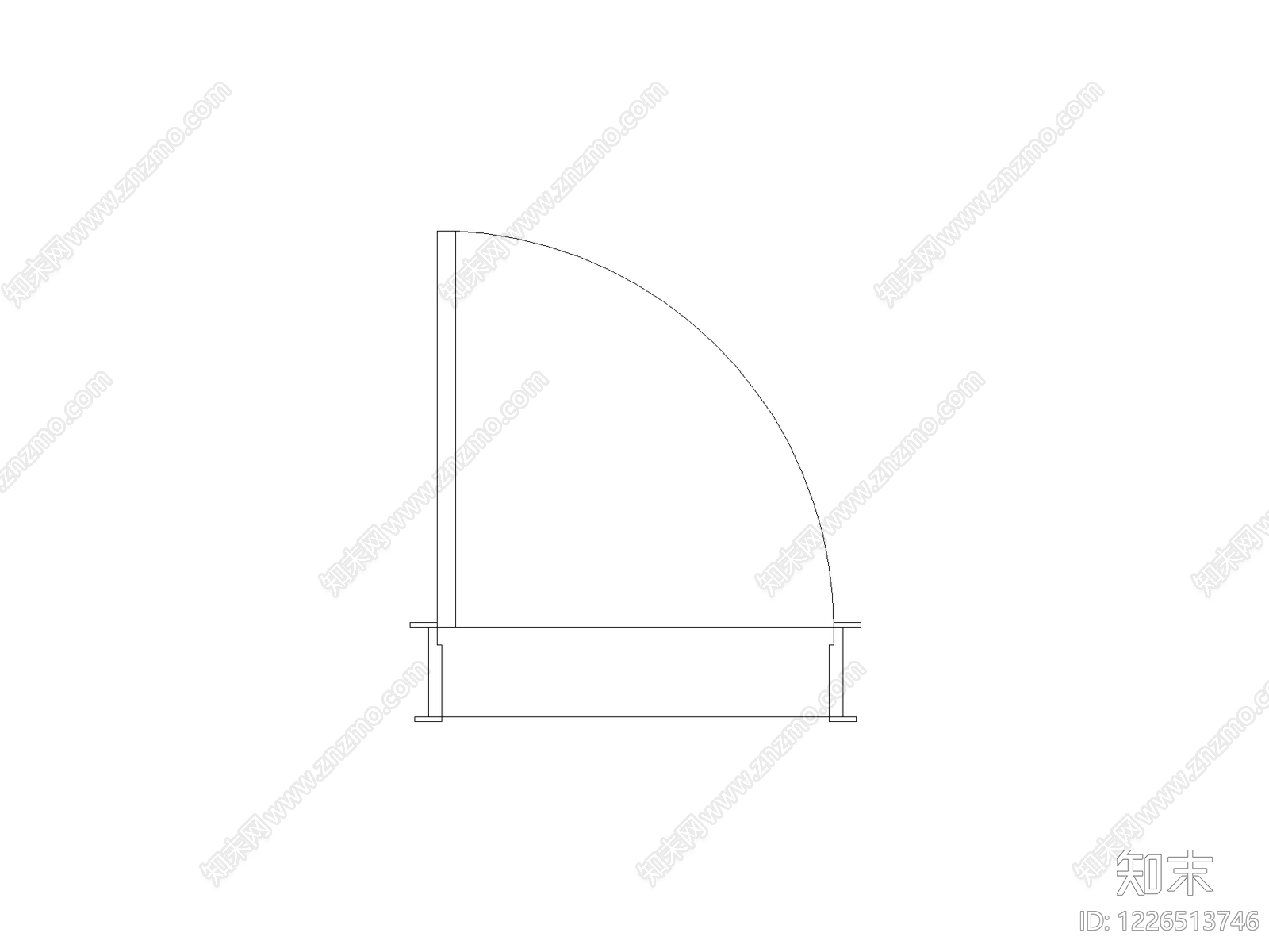 现代内门系统CAD图纸