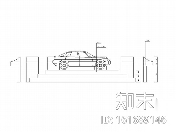 [学生作品]宝马汽车展厅设计施工图（含模型效果）cad施工图下载【ID:161689146】