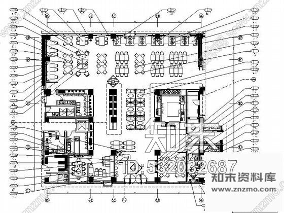 施工图厦门中央商务区五星级酒店全日餐厅装修图含效果施工图下载【ID:532032687】