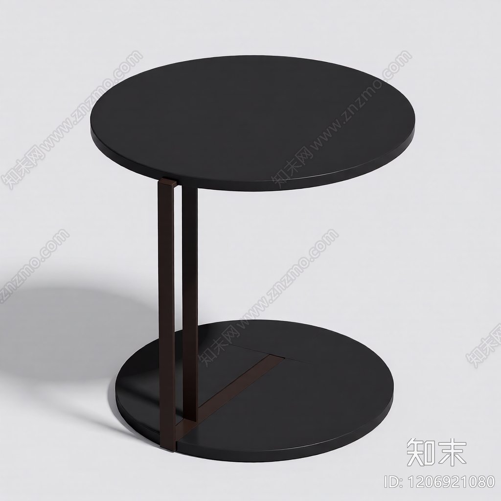 圆形双层边桌3D模型下载【ID:1206921080】