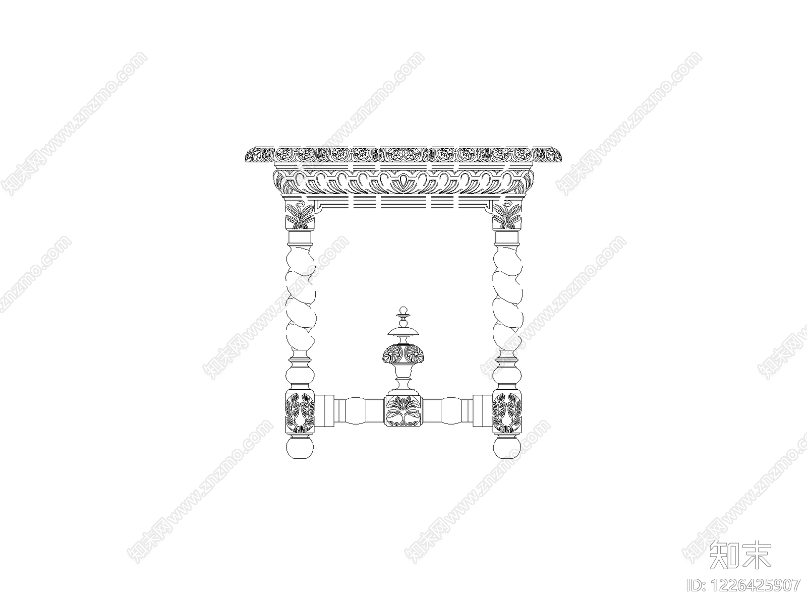 桌子cad施工图下载【ID:1226425907】