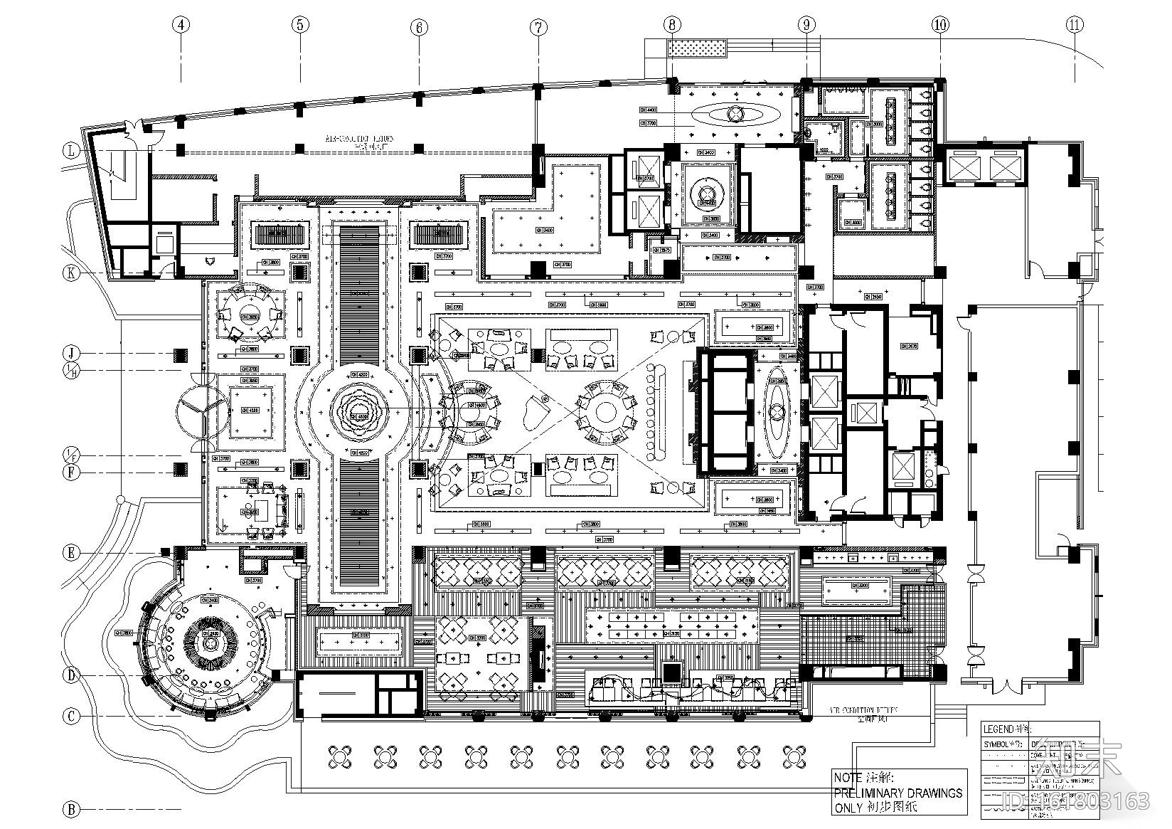 [​温州]锦绣路喜来登大酒店室内装饰施工图cad施工图下载【ID:161803163】