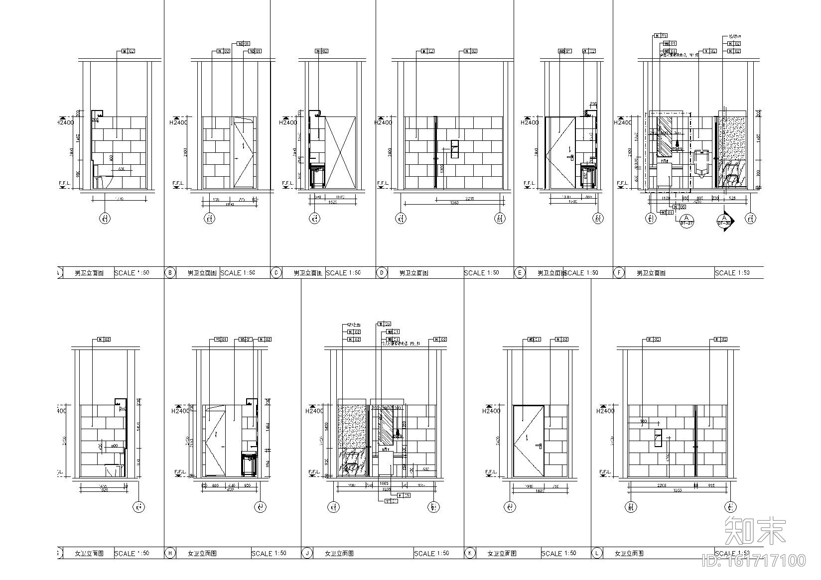 亚朵酒店烟台店项目施工图+效果图cad施工图下载【ID:161717100】