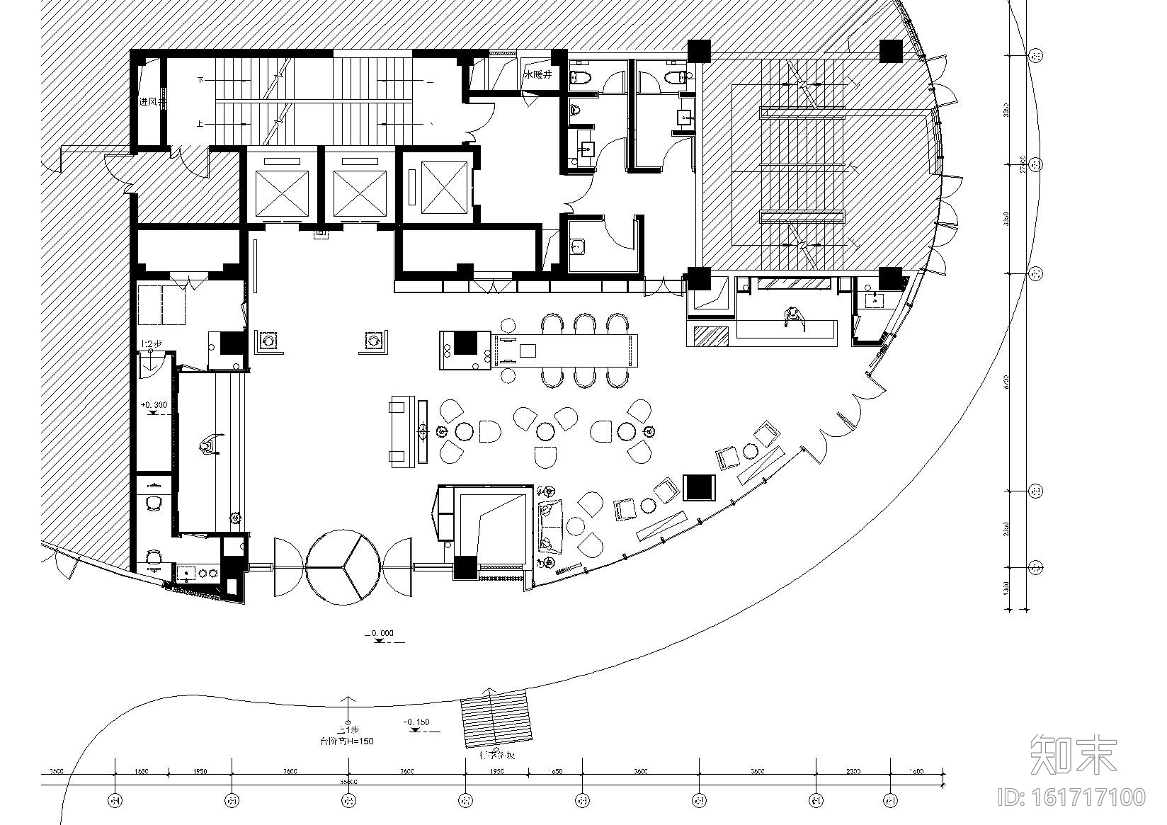 亚朵酒店烟台店项目施工图+效果图cad施工图下载【ID:161717100】