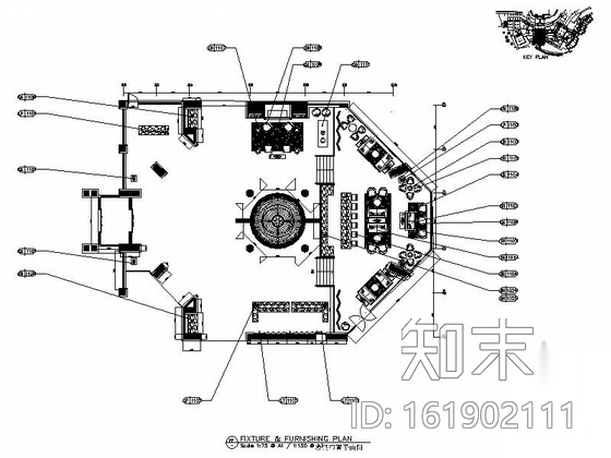 [昆明]顶级奢华高尔夫俱乐部改造酒店室内装修施工图（含...施工图下载【ID:161902111】