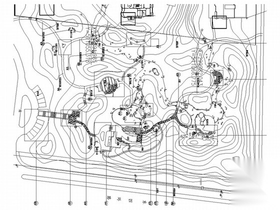 [北京]居住区隔离带景观设计施工图施工图下载【ID:161092190】