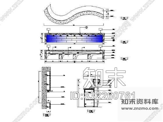 图块/节点酒店大堂总台详图施工图下载【ID:832260761】