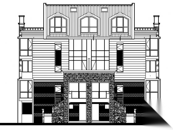 某A户型二层别墅建筑方案图施工图下载【ID:149918160】