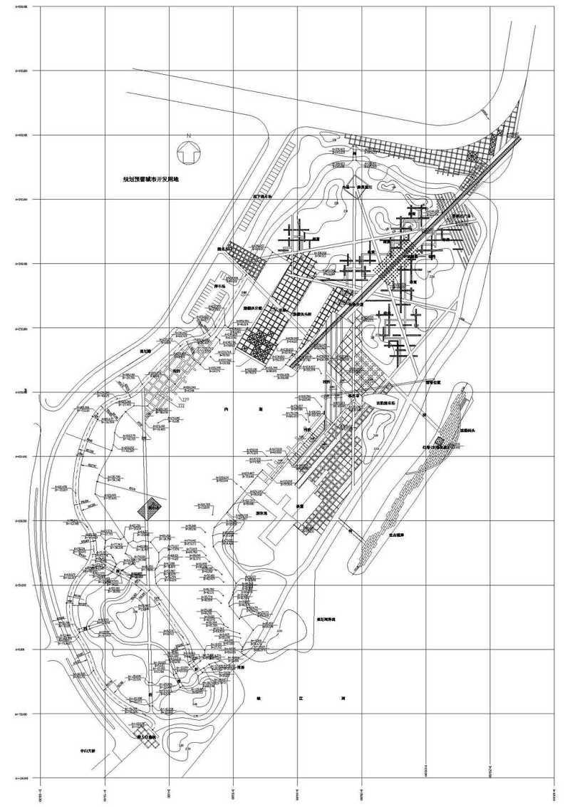 公园总平面CAD图纸cad施工图下载【ID:149761151】