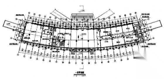 九层办公大楼建筑结构水暖电施工图cad施工图下载【ID:149953128】