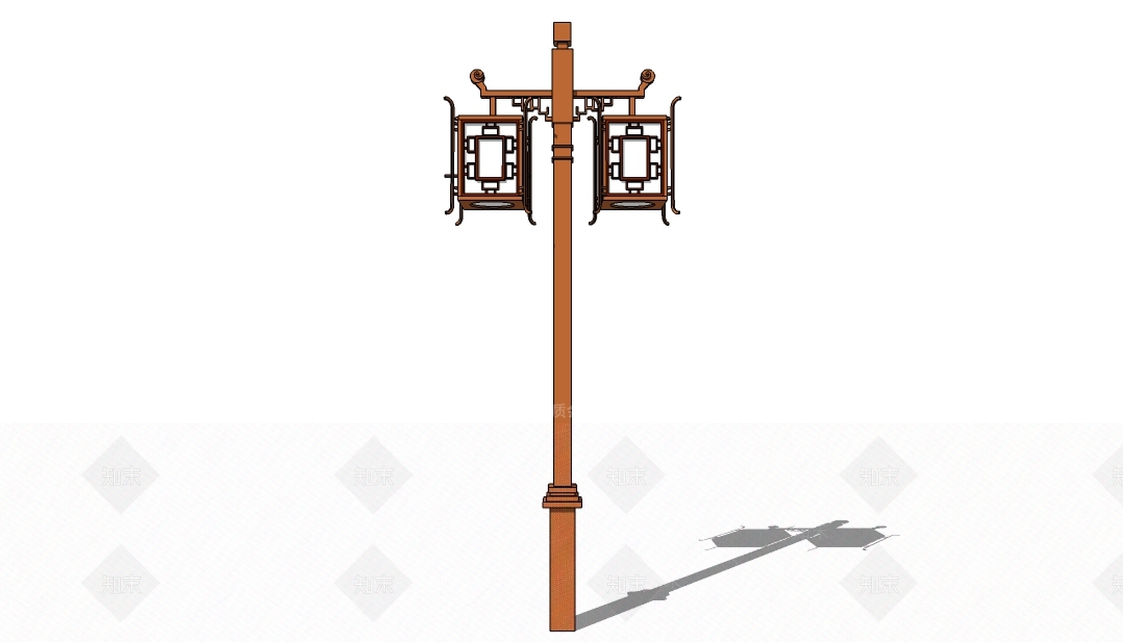 古典仿古路灯仿古庭院灯SU模型下载【ID:333620667】