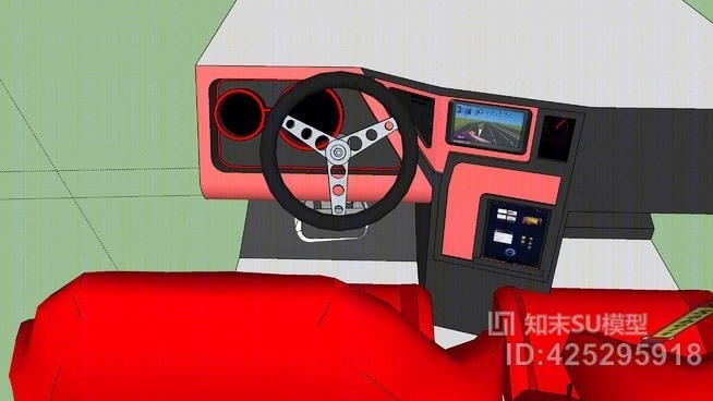 仪表盘安装游戏SU模型下载【ID:425295918】