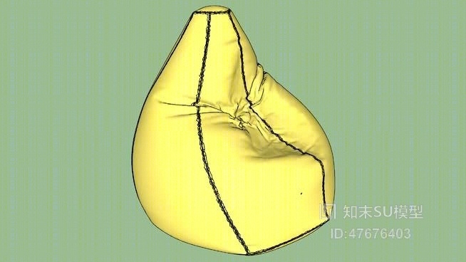 休闲椅SU模型下载【ID:47676403】