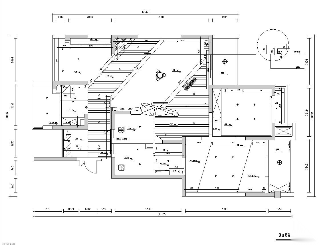 [江苏]苏州风情水岸公寓室内施工图设计（CAD+实景图）cad施工图下载【ID:160388165】