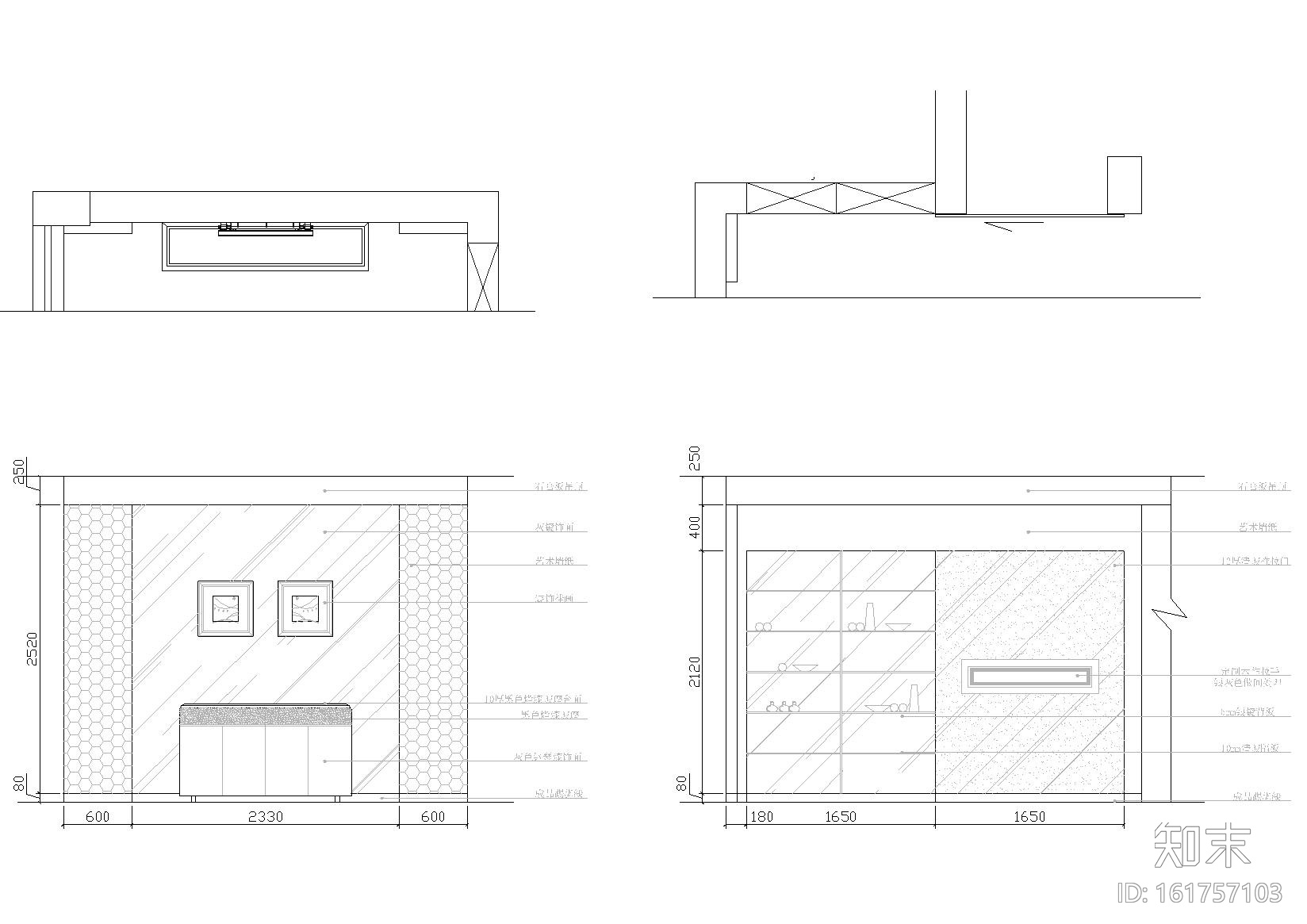 [北京]翡翠城别墅室内装饰设计施工图+实景cad施工图下载【ID:161757103】