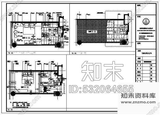 施工图四星级标准客房图纸cad施工图下载【ID:532064655】