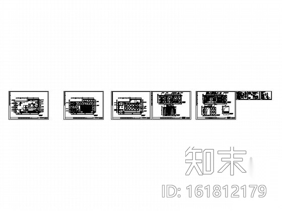 [北京]国际时尚KTV包厢室内施工图cad施工图下载【ID:161812179】