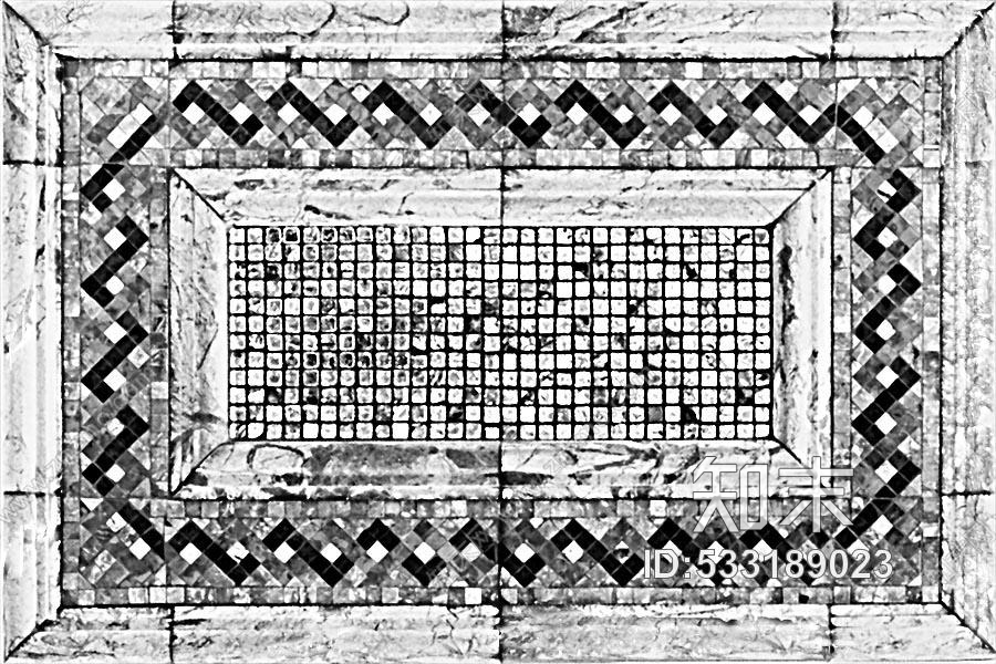 欧式瓷片拼花贴图下载【ID:533189023】
