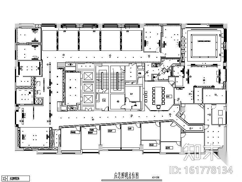 中式禅意风格意境办公空间设计施工图（附效果图）施工图下载【ID:161778134】