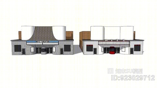 里兹剧院SU模型下载【ID:923029712】