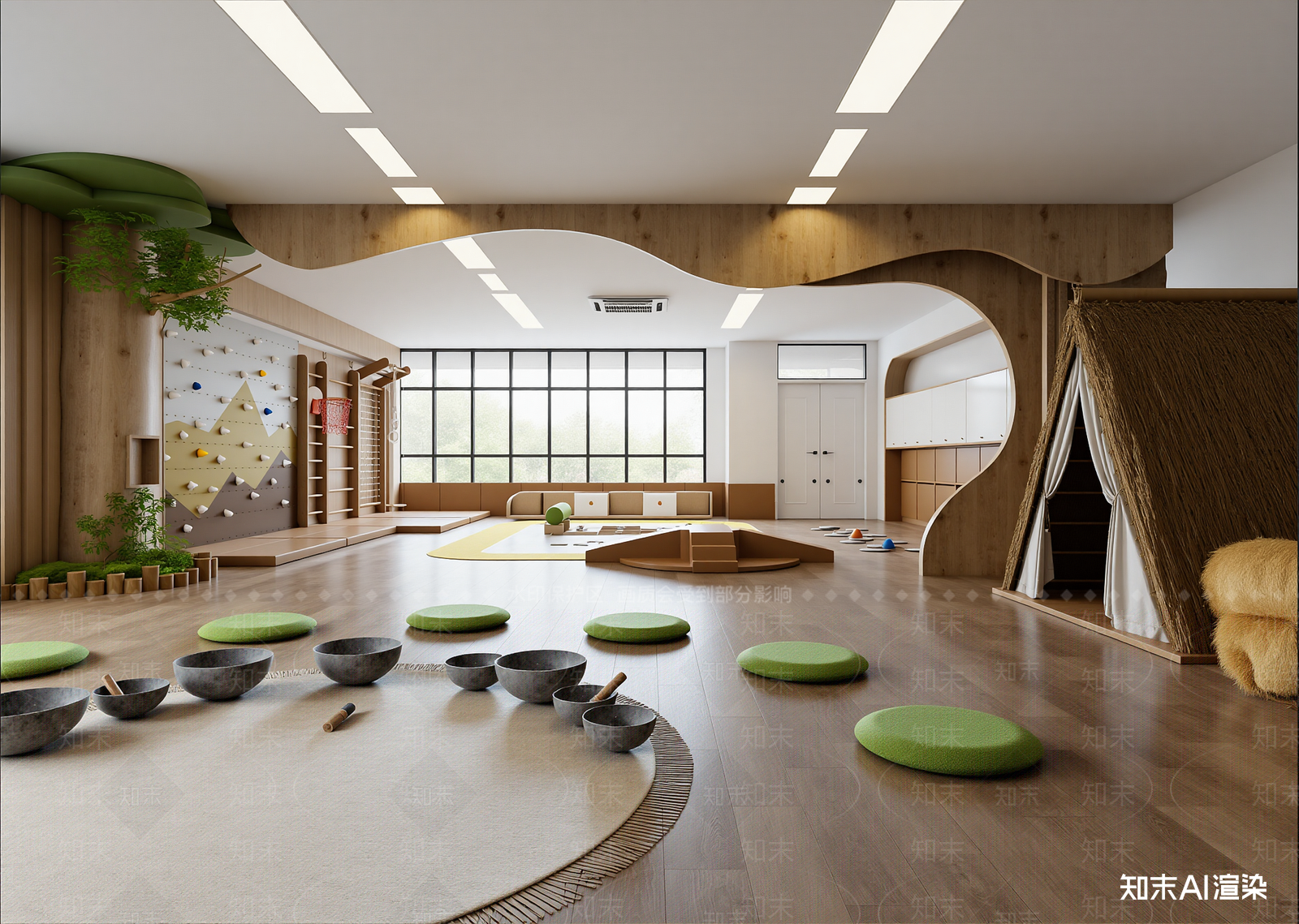 原木儿童乐园3D模型下载【ID:1215061404】