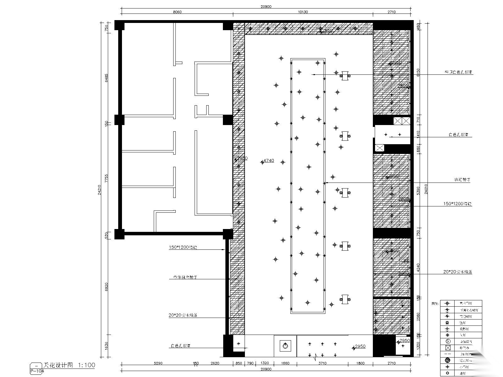 新疆权罗道韩式烤肉餐饮店施工图+效果图cad施工图下载【ID:160427188】