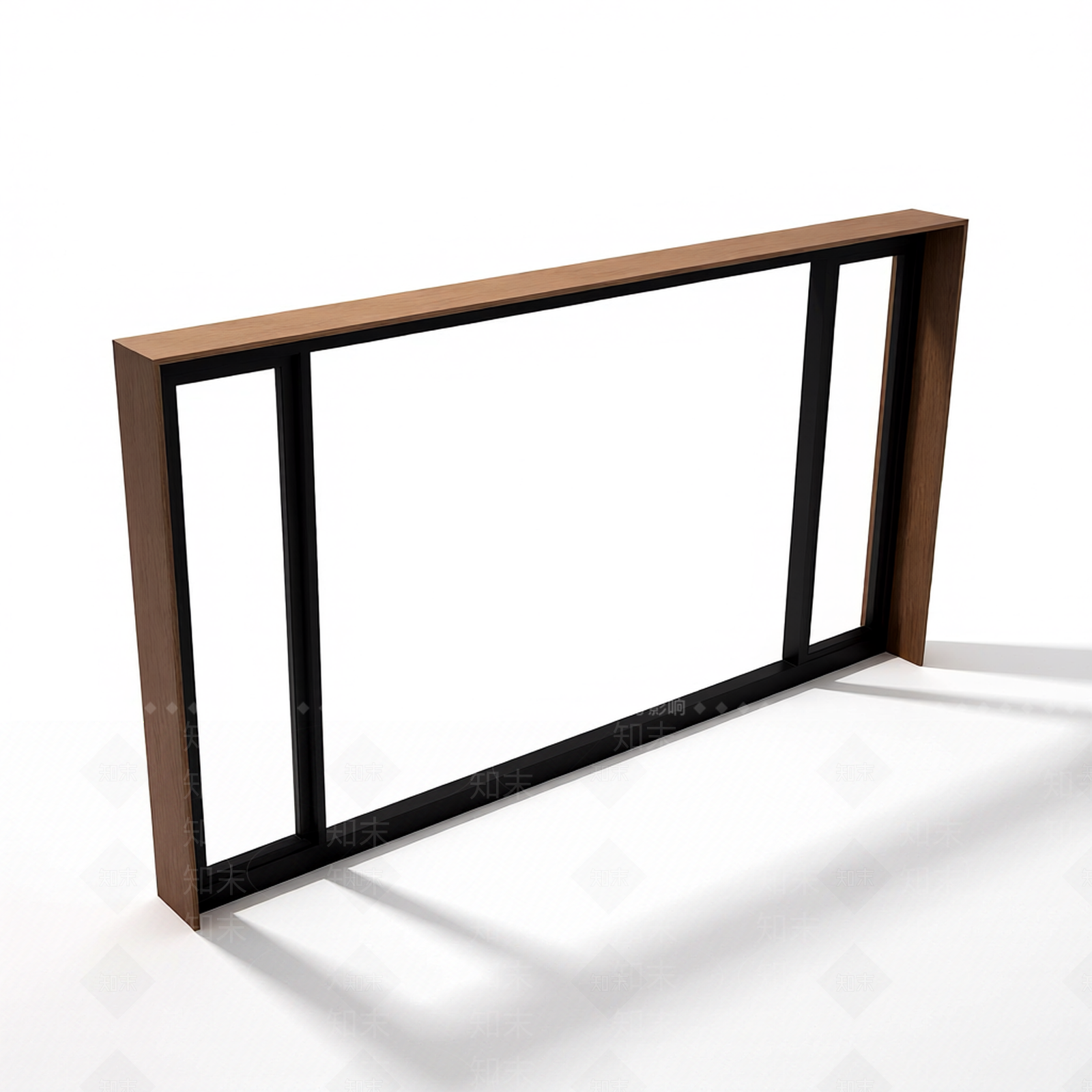 木质框架隔断3D模型下载【ID:1206203157】
