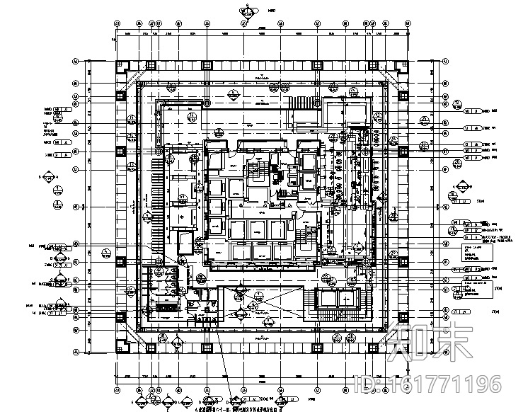 某酒店室内设计装修施工图纸（含施工图JPG）cad施工图下载【ID:161771196】