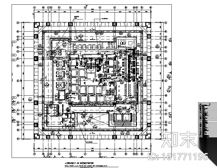 某酒店室内设计装修施工图纸（含施工图JPG）cad施工图下载【ID:161771196】