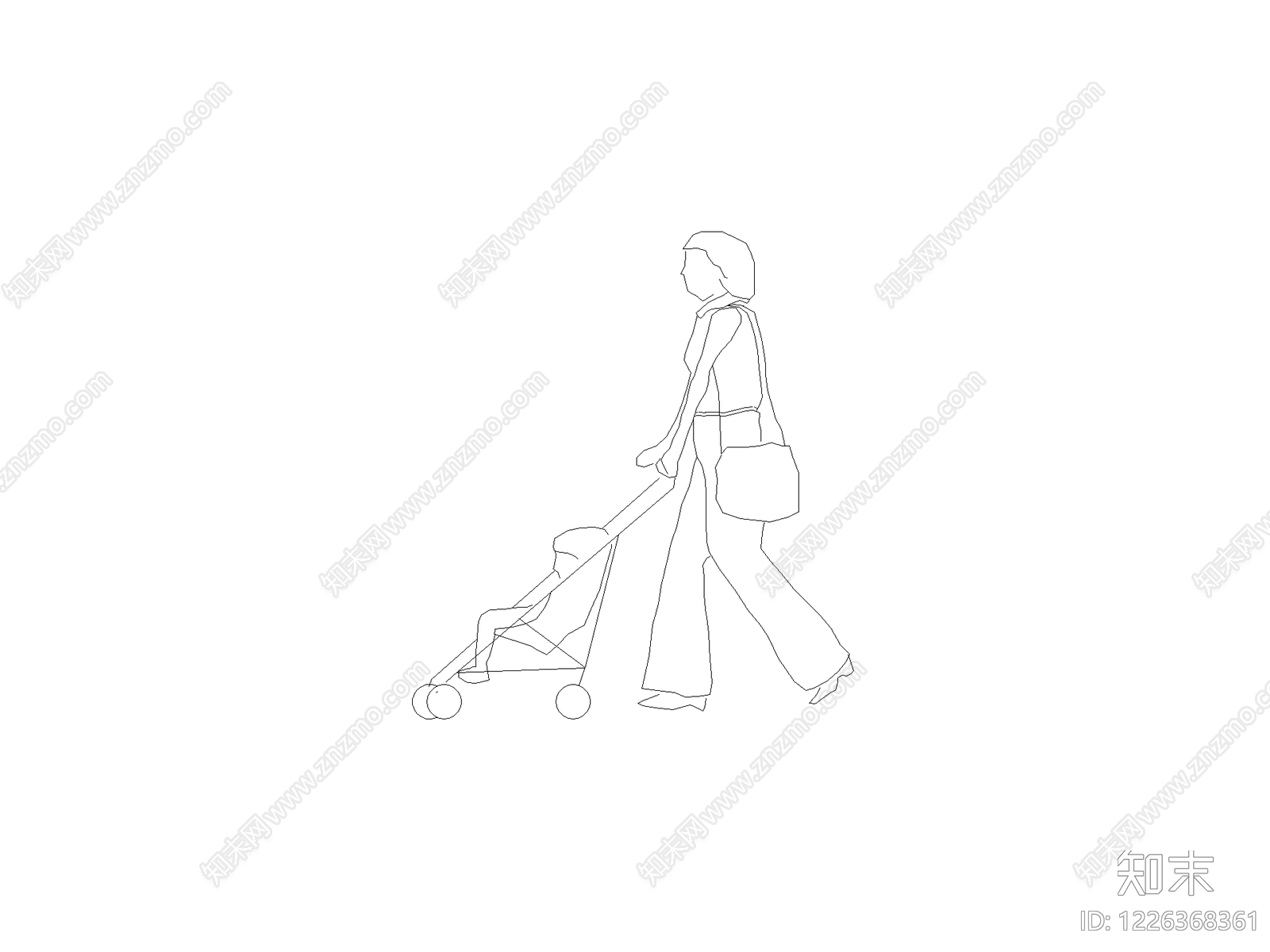 人物cad施工图下载【ID:1226368361】
