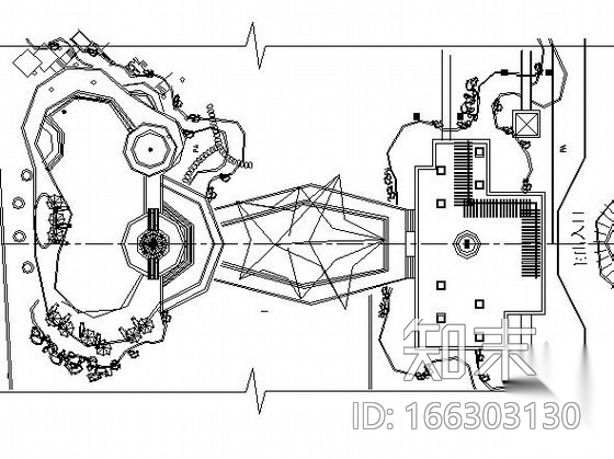 [泸州]某小区售楼部景观设计施工图cad施工图下载【ID:166303130】