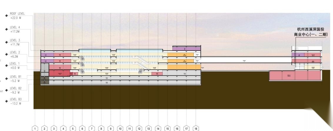 [浙江]四层现代感大退台商业休闲建筑设计方案文本cad施工图下载【ID:151644162】