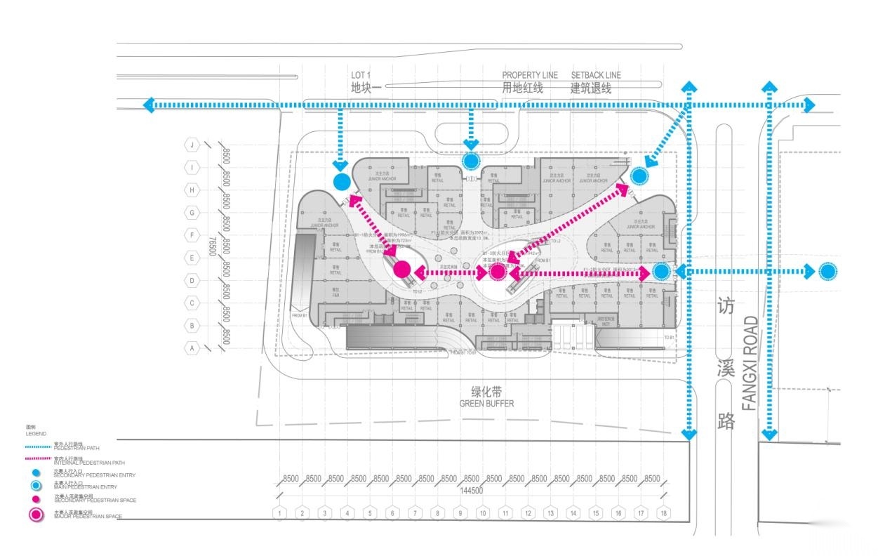 [浙江]四层现代感大退台商业休闲建筑设计方案文本cad施工图下载【ID:151644162】