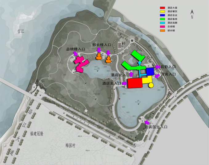 鹰潭迎宾馆方案文本cad施工图下载【ID:151517117】